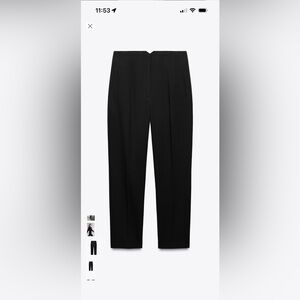 Zara BLACK High Waisted Dress Pants